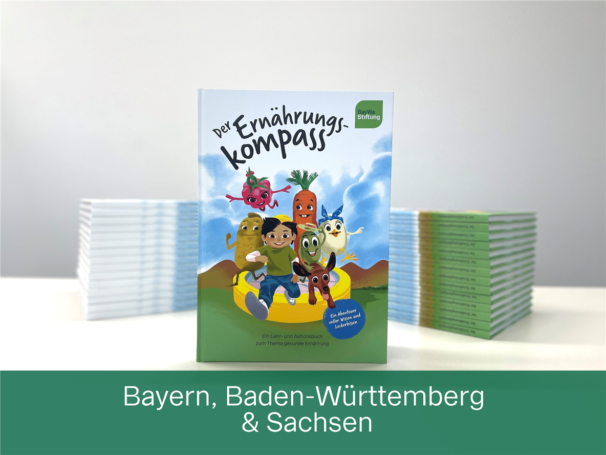 Abbildung des Lehr- und Aktionsbuches "Der Ernährungskompass"